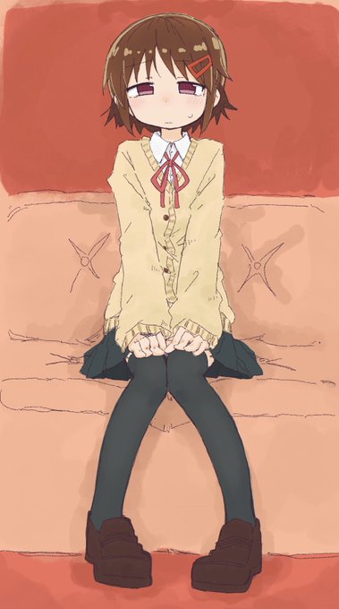 トイレ行きたくなってきて表情が曇る女の子描くのが好きです 