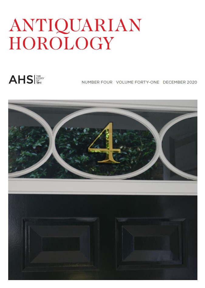 🚨 The December issue of 'Antiquarian Horology' is starting to hit members' doormats! As ever it's packed with superb material. Check out the contents here - with links to TWO free articles available to non-members. Happy reading everyone 🤗📚🕰️⌚️👍

ahsoc.org/publications/t…
