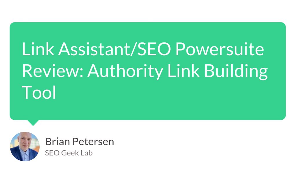 SEOGeekLab1's tweet image. For most SEO´s, it can be a struggle to generate backlinks.

Read more 👉 lttr.ai/Zw4x

#SEO #Guestblogging #LinkBuildingSoftware #Review