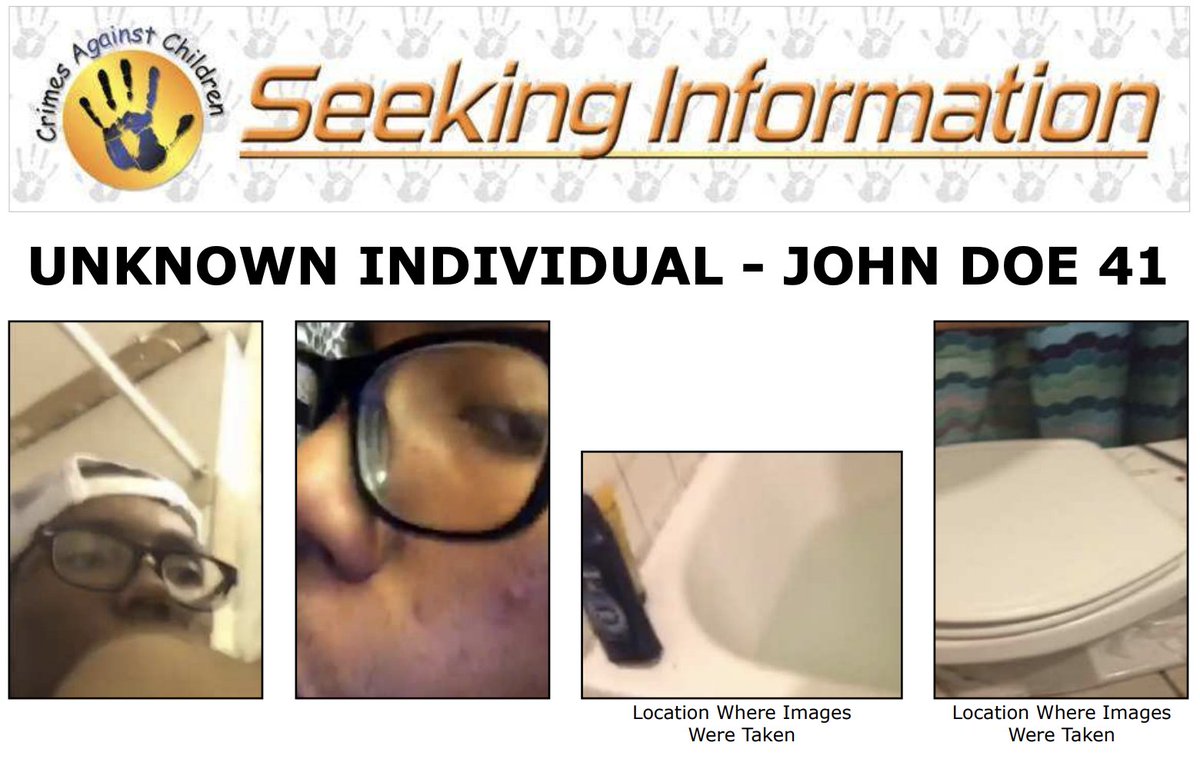 Help the #FBI find John Doe 41, who may know the identity of a child victim in an ongoing sexual exploitation investigation. Do you notice something familiar? Tell us on tips.fbi.gov. #SeekingInfoSaturday ow.ly/E1eN50CtSbG