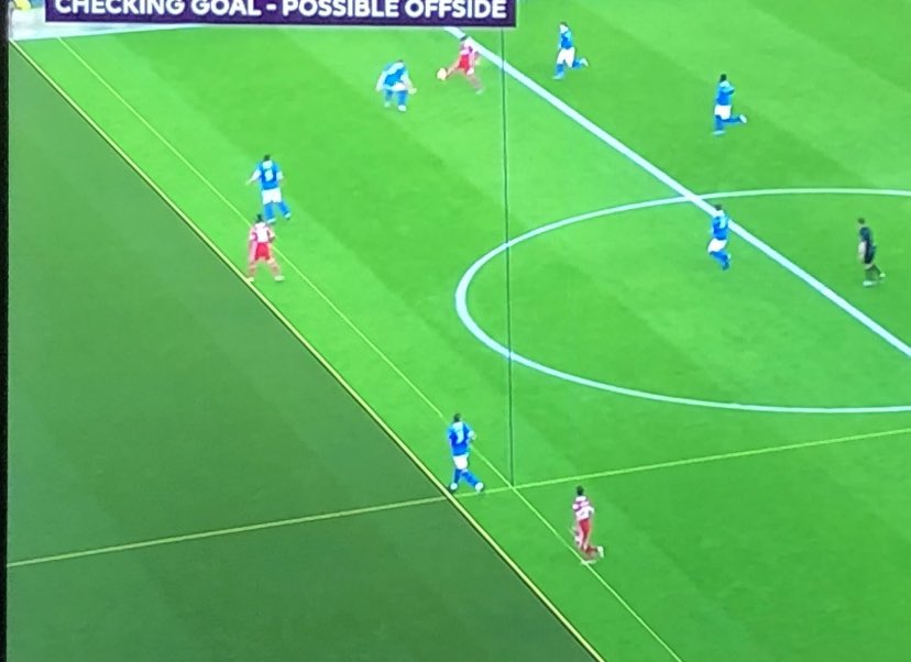 watch lfc on twitter salah offside by