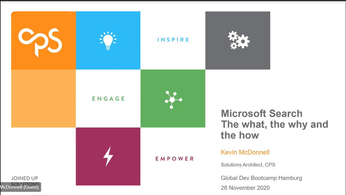 AtholyMardies's tweet photo. ow on track 2: @kevmcdonk explains the what, how and why about #microsoftsearch on #microsoft365devbootcamp #office365ughh https://t.co/4QkK8dJyWU