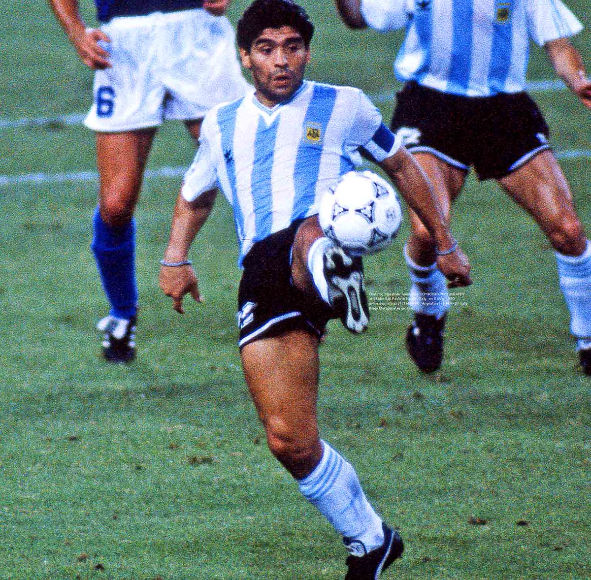 tphoto в Твиттере: "Diego Maradona(Argentina) in the semi-fi