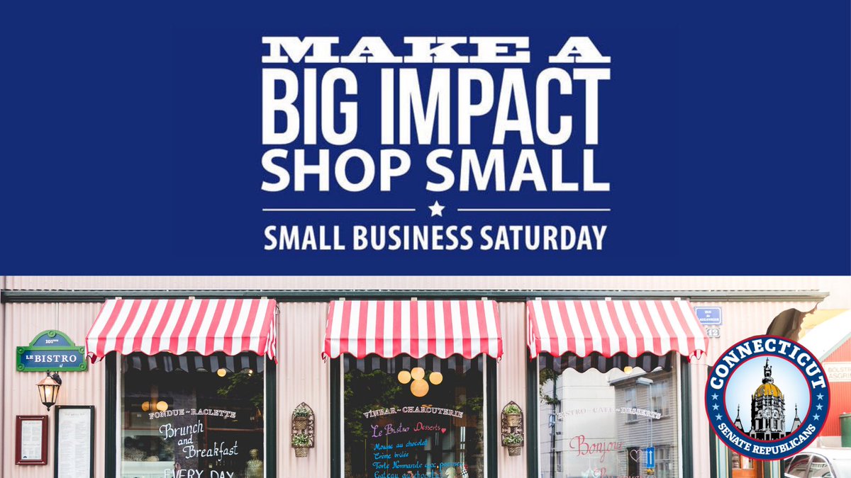 Now more than ever small businesses need our support! Thank you to all CT businesses working to create jobs, get people back to work and support our families. Today, and every day, let's all do what we can to #ShopSmall #ShopLocal. #smallbusinesssaturday