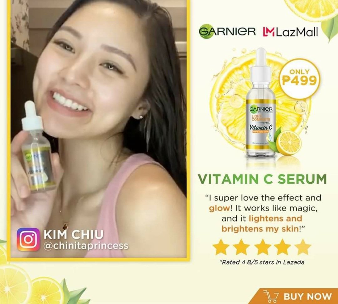 kebaikan serum vitamin c garnier Megan Grant
