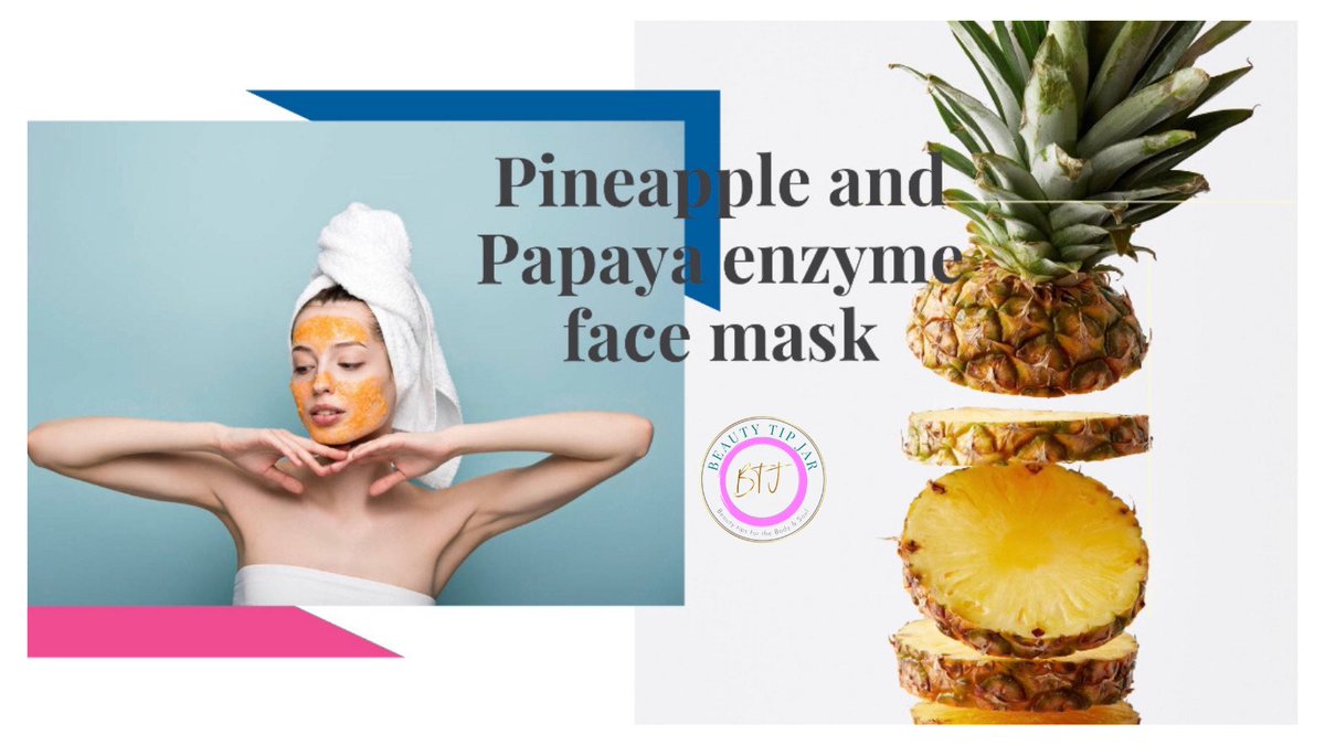 🍍#Pineapple and #Papaya enzyme #face mask is another option that can be made #naturally, #papaya and pineapple are full of nutrients, #vitamins and #minerals.
🔹When used together they create an #enzymatic compound that provides exceptional #benefits to the skin. https://t.co/hUw65elXWV