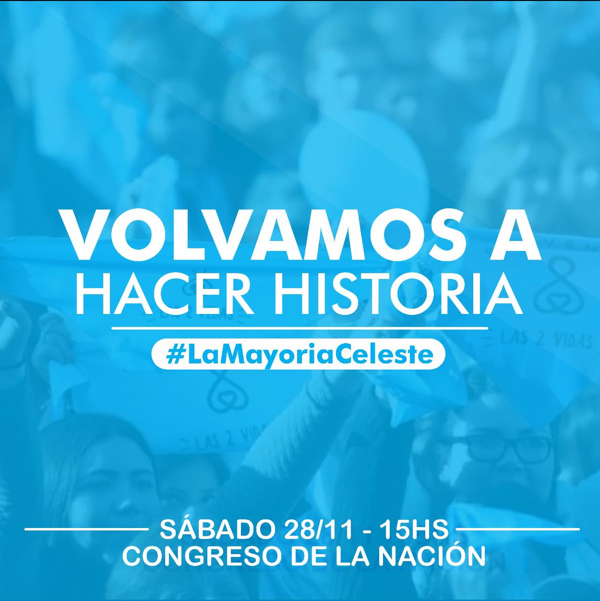 unidadprovidaok's tweet photo. ES HOY! 💙💙💙💙💙💙💙 #LaMayoriaCeleste https://t.co/bVGzea65Ox