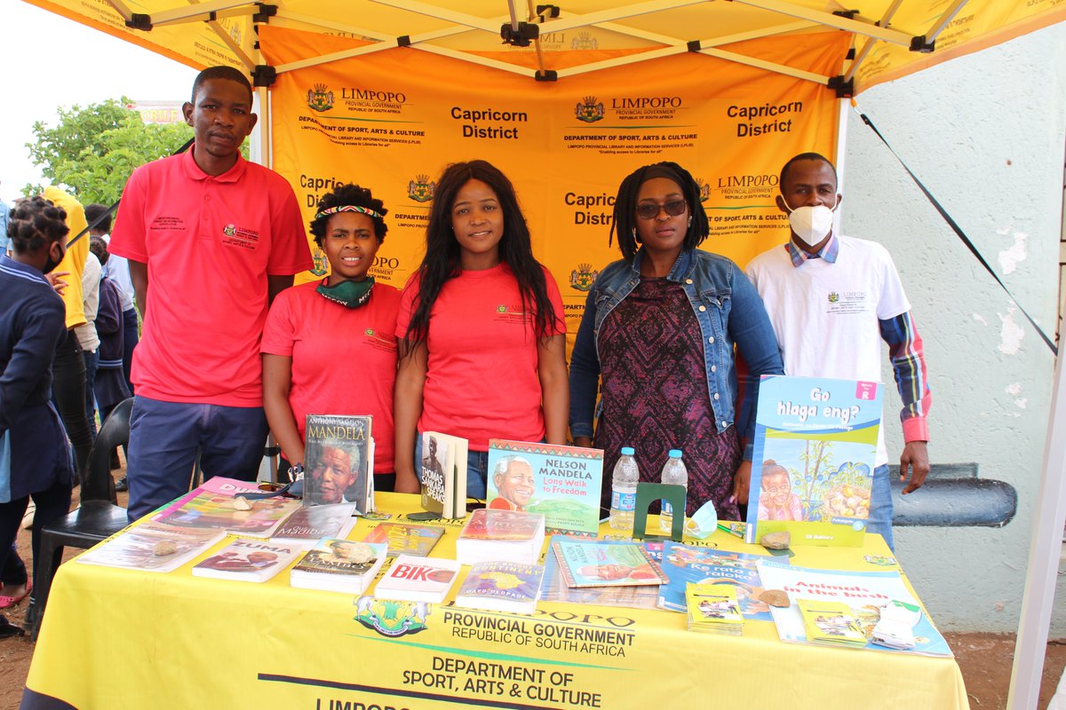 DSACLIMPOPO's tweet photo. The Outreach Programme is aimed at Promoting Literacy and Instilling the Culture of Reading, Writing, and Publishing amongst Communities.
#PromotingReadingCulture https://t.co/BsEZXNZiTF