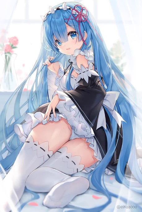 滑り込みレムりん

#リゼロ #レム     #いいニーハイの日 