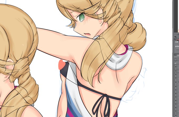 めっちゃゆっくり描いてる・・・よ! 