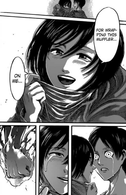[Time skip]When there is no any hopes: Mikasa makes her declaration and explains how Eren changes her in this “cruel, but also beautiful world”