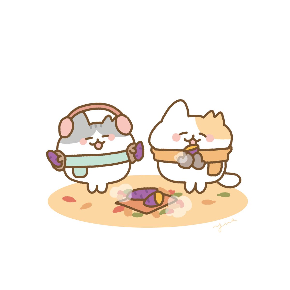 一緒に焼き芋たべるなん？