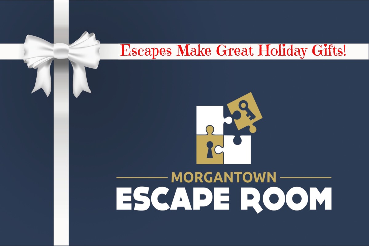 Give the unique gift of a GREAT escape!
Available in any $$ amount on our website.
morgantownescaperoom.com > Gift Vouchers
All games are private during COVID, sanitation after every game.

#motownescaperoom #mgntownescape #letsplay