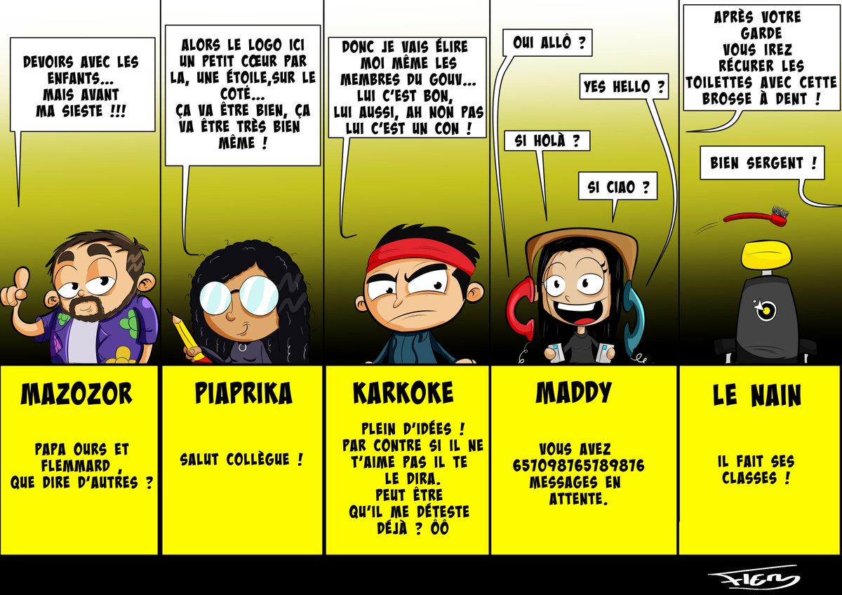 OptionRp's tweet image. La deuxième partie de l’équipe…
dessin : @AlexFlem1  
@Piaprika @Maddy_Bulle 
#optionrp #rp #gtarp