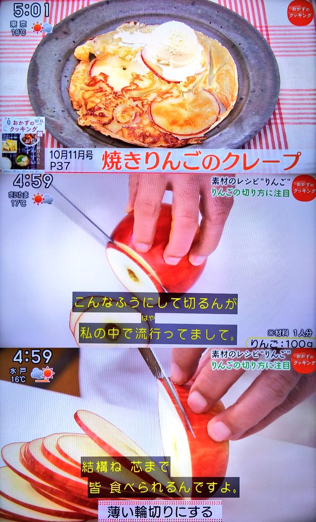 今日はみんなええ子にしてたからね 特別やよ 土井善晴先生が作る 子どもをダメにする焼きりんごのクレープ が幸せな気持ちになる Togetter 今日はみんなええ子にしてたからね 特別やよ 土井善晴先生が作る 子どもをダメにする焼きりんごのクレープ が幸せな気持ちになる Togetter