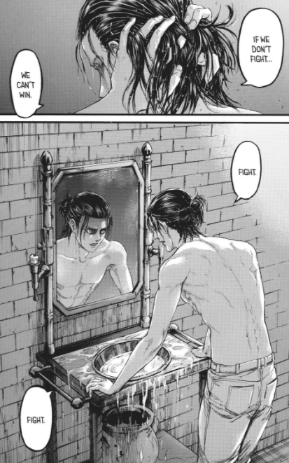 They are connected in each other and have to fight from the beginning to the end, together and forever:« Fight! If you win, you live, if you lose you die and if you don’t fight you can’t win»