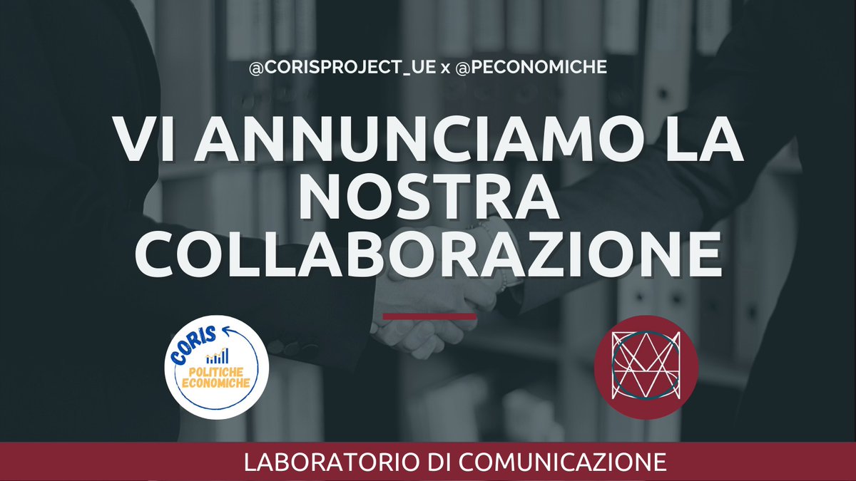 Corisproject_UE's tweet photo. A breve insieme al laboratorio di Politiche Economiche @peconomiche per un approfondimento! 🧐

#StudentiCoris #SMM20 #PAsocial
@palagab https://t.co/UOCtTbmh4Z