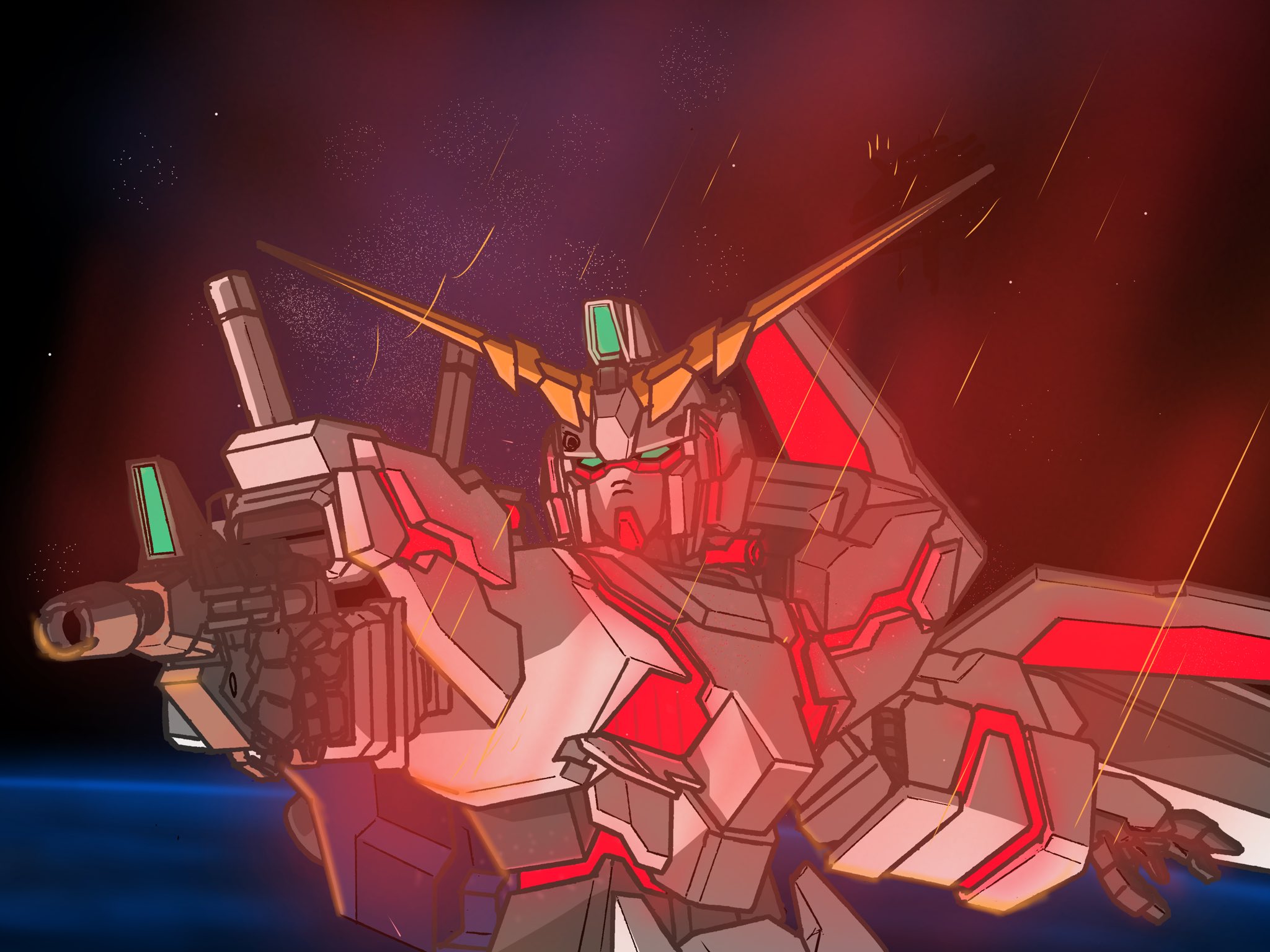 あろんa あんただけは 落とす ガンダム ユニコーンガンダム イラスト好きさんと繋がりたい T Co Jzvvj2orao Twitter