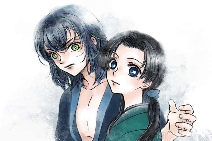 RukaetceteraさんがTwitterに投稿した嘴平伊之助(鬼滅の刃)のイラスト。