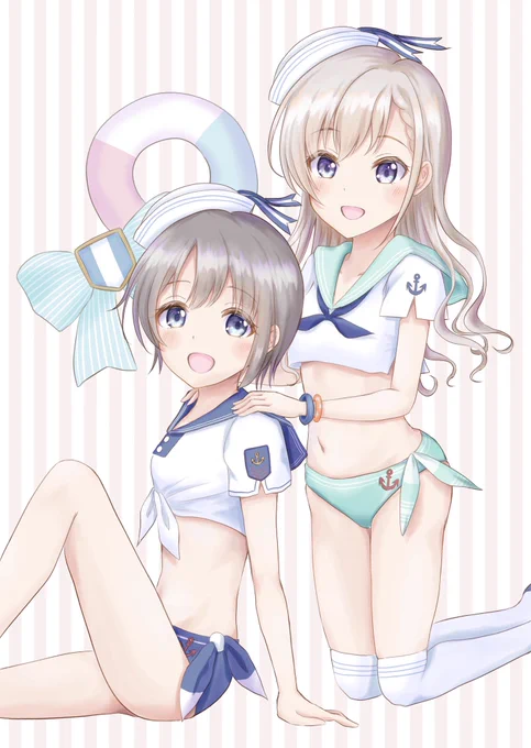 あっ今日いいニーハイの日やった!!!?(再掲)
#いいニーハイの日 
#乙倉悠貴 #久川颯 #久川凪 