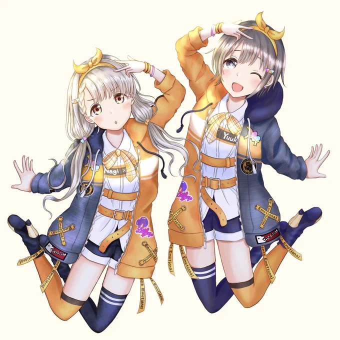 あっ今日いいニーハイの日やった!!!?(再掲)
#いいニーハイの日 
#乙倉悠貴 #久川颯 #久川凪 