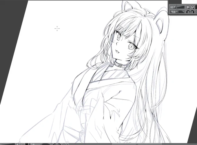 また戌亥描いてる…… 