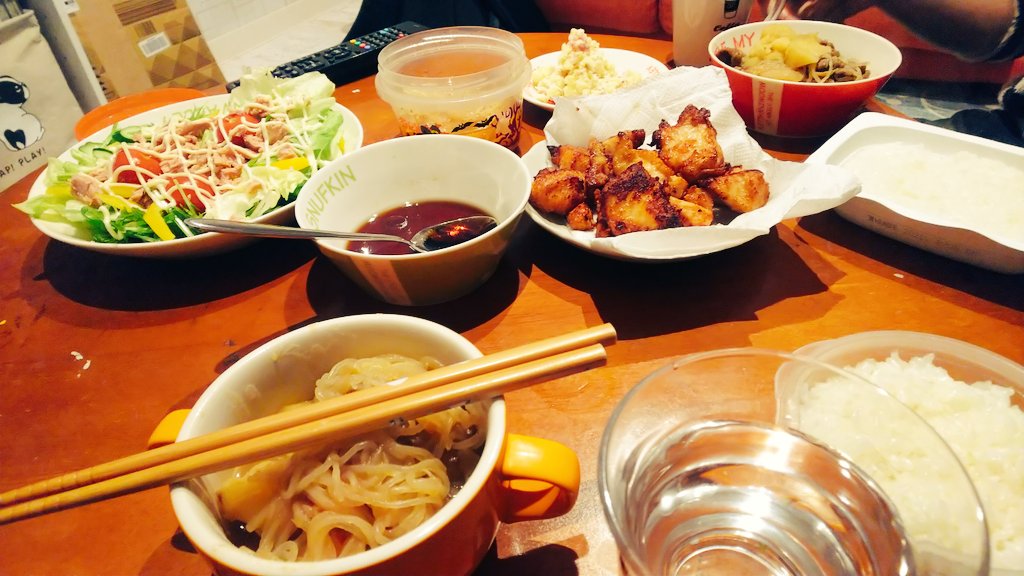 唐揚げ〰️😍揚げたてってなんであんなにおいしんだろ？