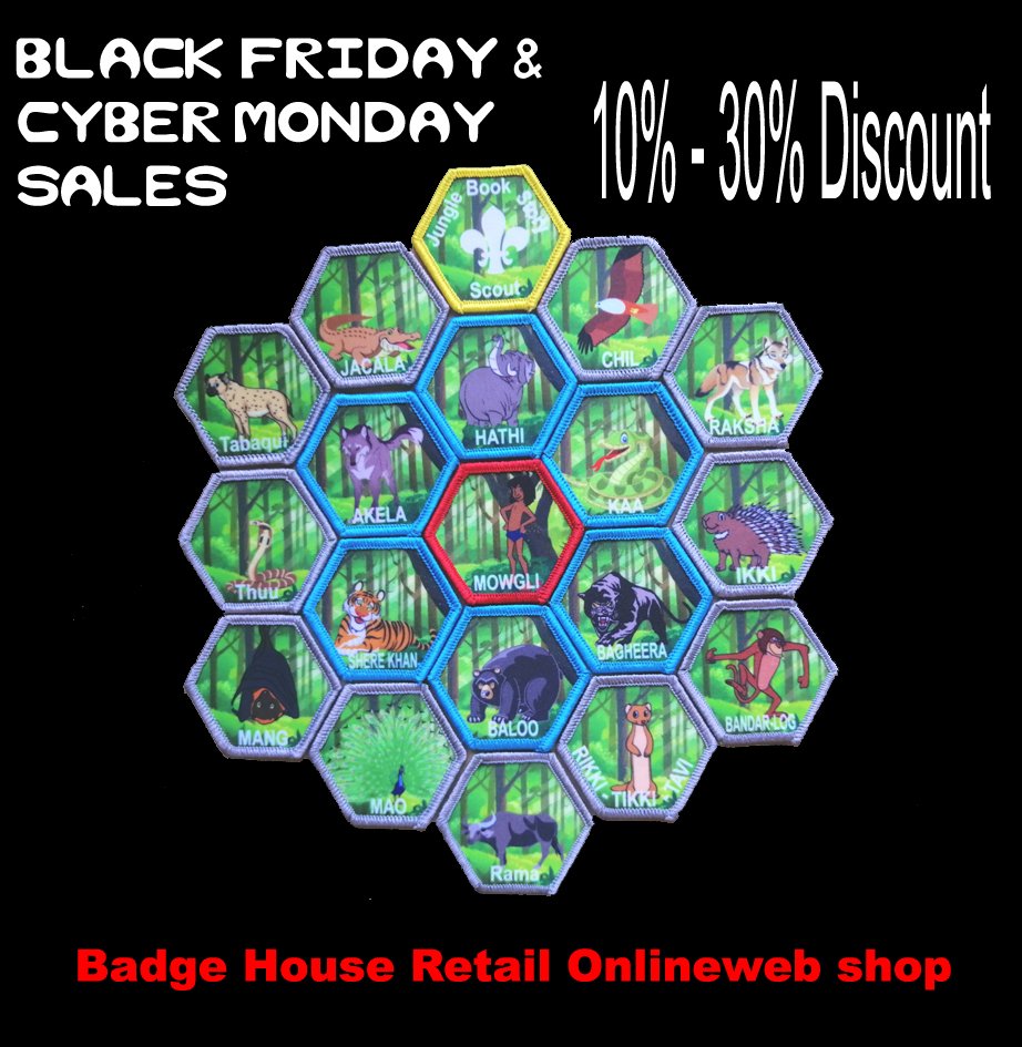 Now at Badge House Retail Onlineweb shop, we are running Black Friday and Cyber Monday sales from 27th Nov to 30th Nov 2020. All items are up to 10% - 30% discount. Let check it out at badge-house-retail.onlineweb.shop