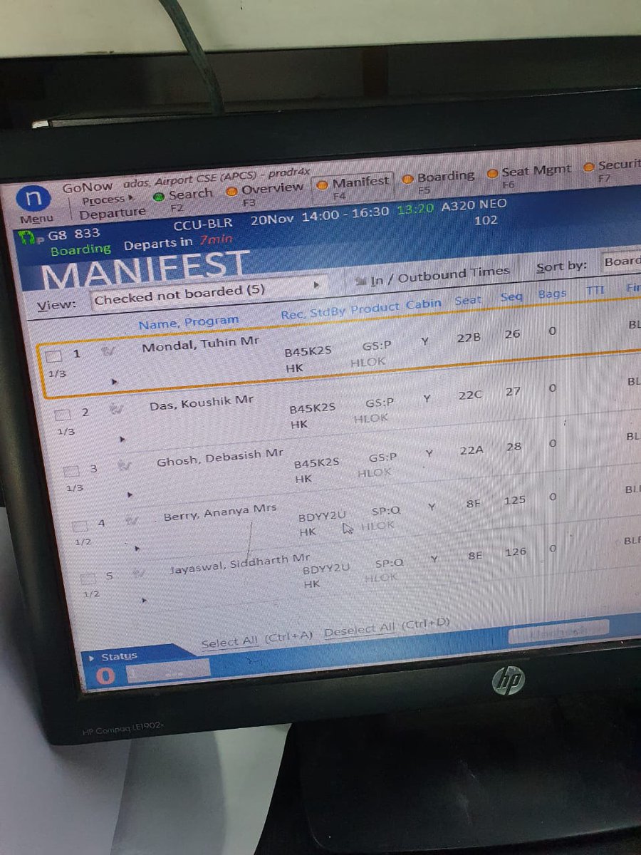s_jayaswal's tweet photo. @goairlinesindia Mr S.Basu, manager on duty at Kolkata airport tries to dupe us into purchasing an extra flight ticket. A disgusting attempt by the airline representative to make money. Do they get a commission on these extra tickets they bully passengers into purchasing? https://t.co/fn4lsnZWOO