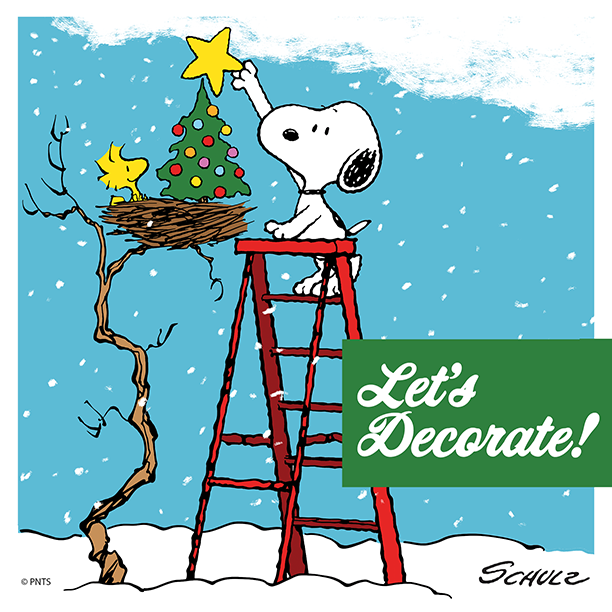 Happiness is decorating for the holidays 🎄