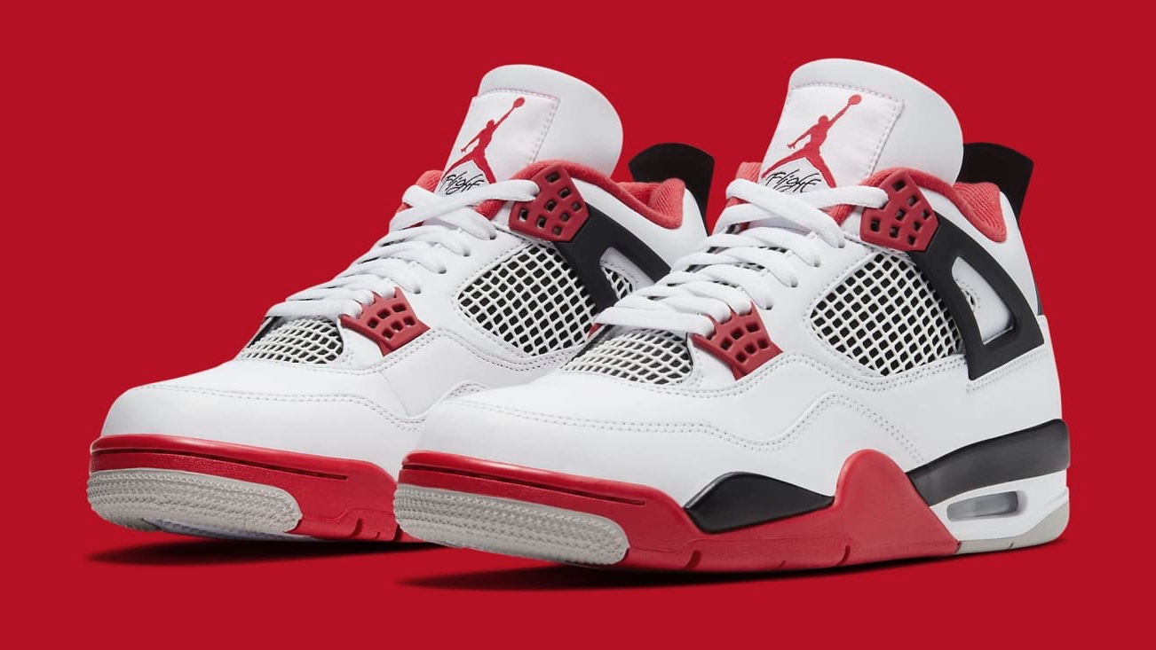 jd jordan 4 fire red