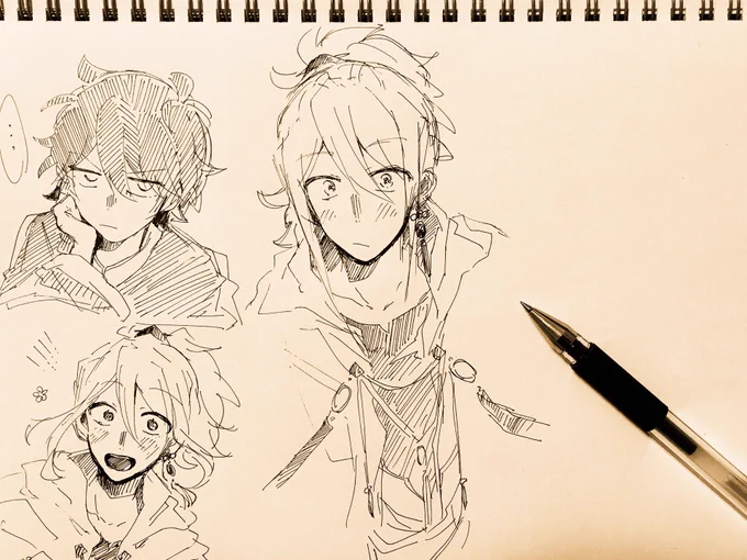 一発描き難しいね 
