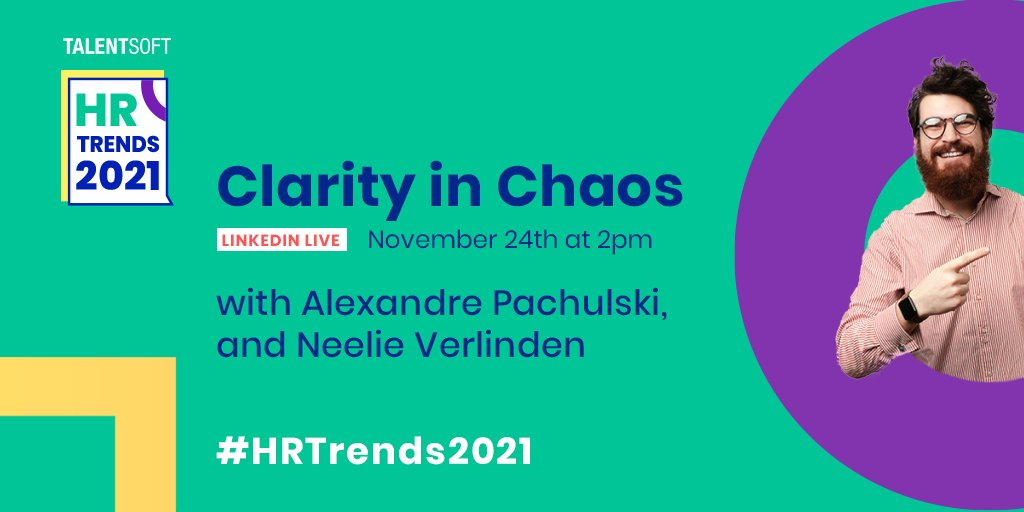 Cegid_NL's tweet image. #LinkedInLive | Wat betekent de HR-trend ‘nederigheid’?
Op 1 dec gaan we erover in gesprek met Dennis Valkema. Erkennen dat we van onze fouten kunnen leren is namelijk een belangrijk onderdeel van goed leiderschap.

Tot volgende dinsdag 11.30 CET op Linkedin!

#HRTrends2021