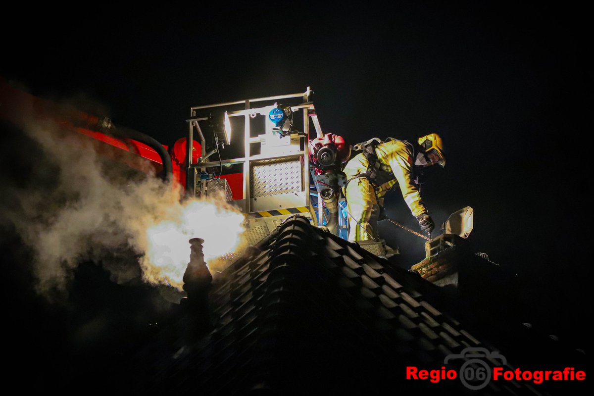 Melding schoorsteenbrand Bilderdijklaan Apeldoorn