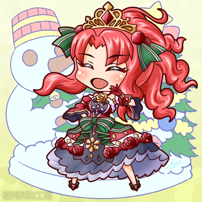 クリスマスアキノさん
#プリコネR #アキノ 