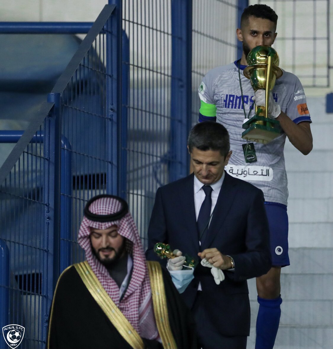 البطل التاريخي 
بطل نوفمبر دائمًا وأبدًا😍🏆💙💙
#الهلال_بطل_كاس_الملك2020