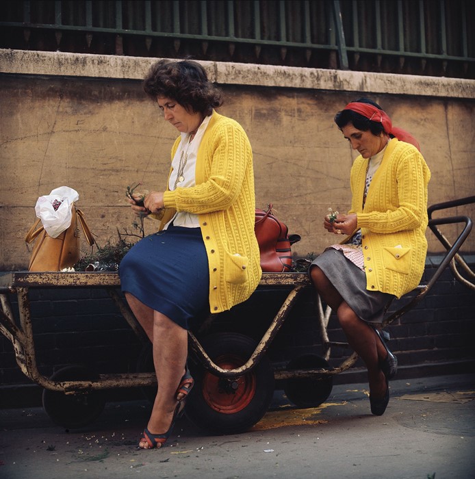 “in 1968 I was well aware of Covent Garden market, the cigar smoke going up from the salesmen, the dust from produce, the horses, the clatter of the barrels and the camaraderie between the porters and truck drivers and buyers – was this incredible display of humanity going on"