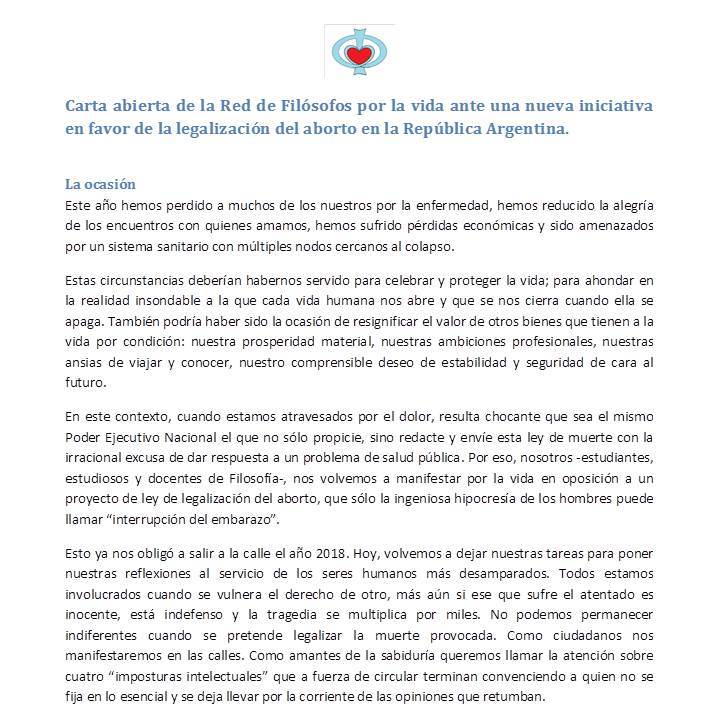 FiloXLaVida's tweet photo. "La vida no se debate, lo que se debate son alternativas para sostener y continuar con la vida de la madre y el hijo frente a la multiplicidad de adversidades que pueden ir atravesando y los hacen especialmente vulnerables."
#LaMayoriaCeleste   

https://t.co/mcBBvZBsH6 https://t.co/AjGOznlsoX