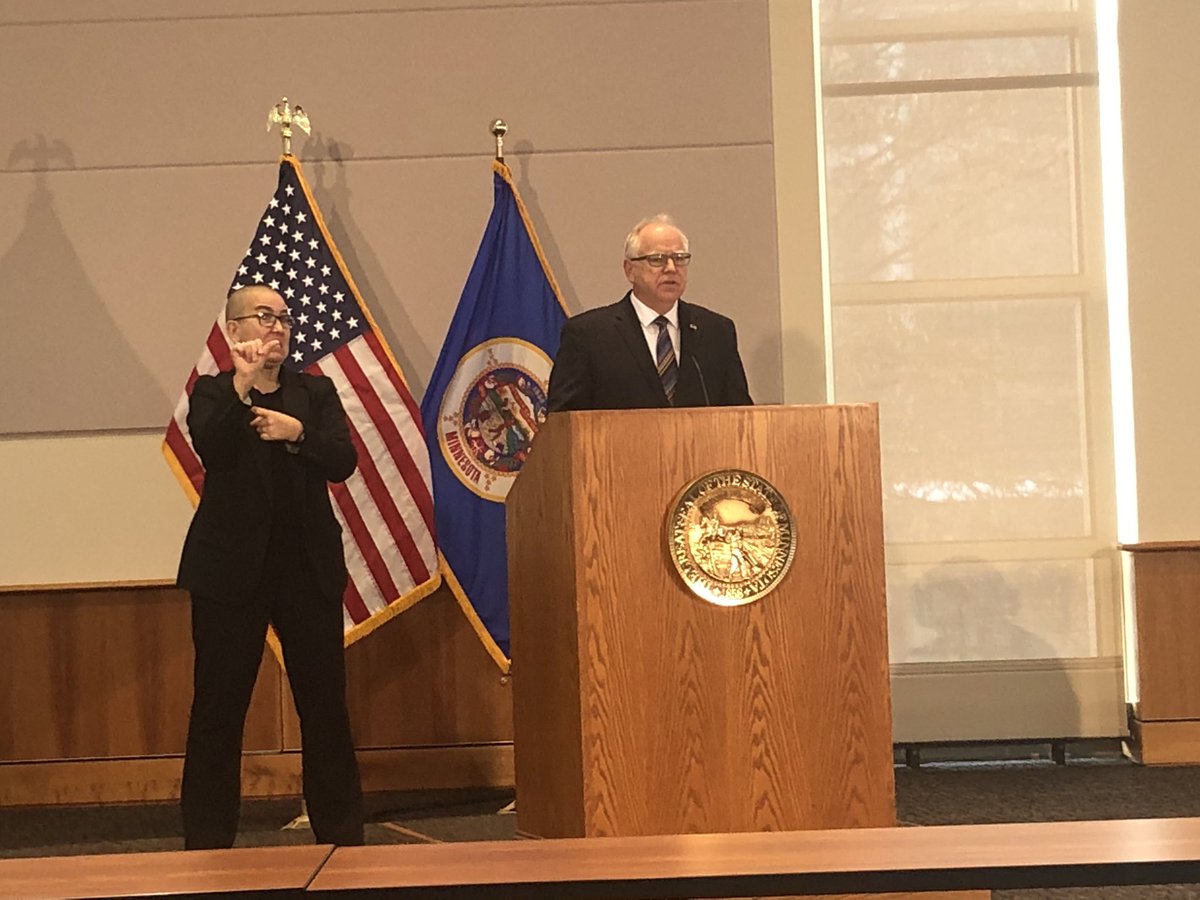 thauserkstp's tweet photo. For those of you spreading or believing the false story Minnesota Gov. Tim Walz is in Florida for the holiday weekend...my favorite quote applies: “A lie gets halfway around the world before the truth has a chance to get its pants on.” #Truthtest https://t.co/F8z122K9xi