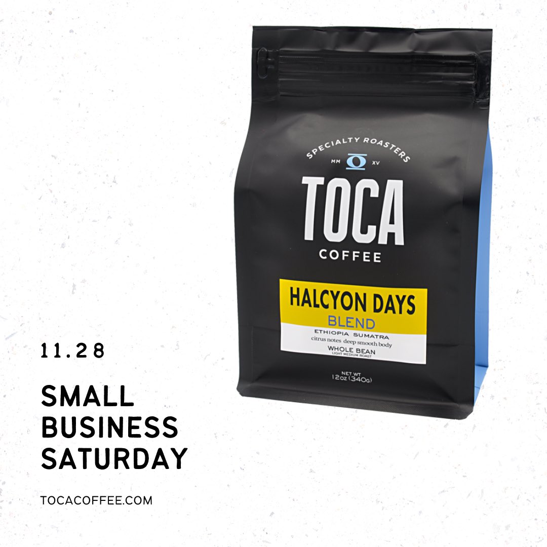 tocacoffee's tweet photo. It’s Small Business Saturday! Visit us at https://t.co/Uwx74H7yvY and save up to 40%! Thank you for your support!!
#smallbusinesssaturday #shopsmallsaturday #smallbusiness #shoplocal #familybusiness #specialtycoffee #thirdwavecoffee #njcoffee #coffeenj #njsmallbusiness https://t.co/kcF1h1HGXi
