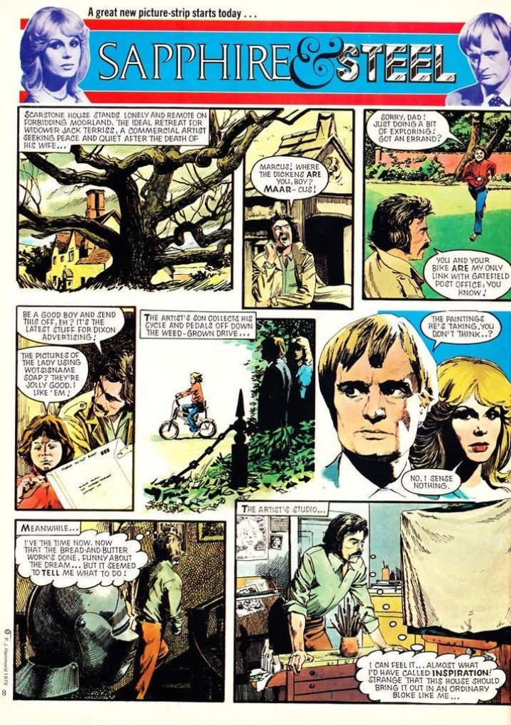 Most of the Look-In comic strips were based on ITV shows. From On The Buses to Sapphire and Steel anything that was ITV family viewing ended up in the magazine in some format.