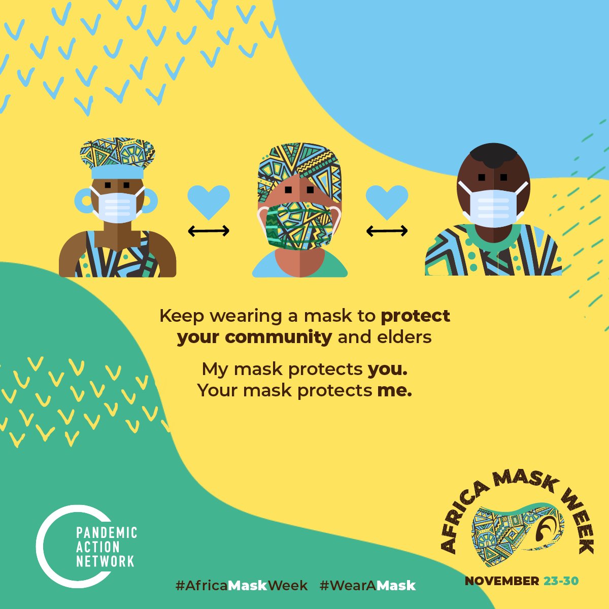 MajiSafiGroup's tweet photo. Onyesha kwamba unawajali wapendwa wako. Tunapoiga mtindo wa #WearAMask, tunalinda marafiki zetu, familia zetu na jamii zetu pia.

#AfricaMaskWeek
@PandemicAction https://t.co/sftXlifEzQ