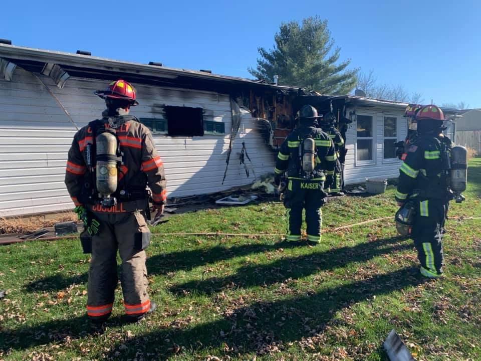 Cornbelt Fire responded to Partridge Ct. today for a report of a house fire. Cornbelt crews arrived on scene and found the attached garage involved with fire. Crews deployed hand lines and were able to quickly extinguish the fire and keep it from the main part of the home