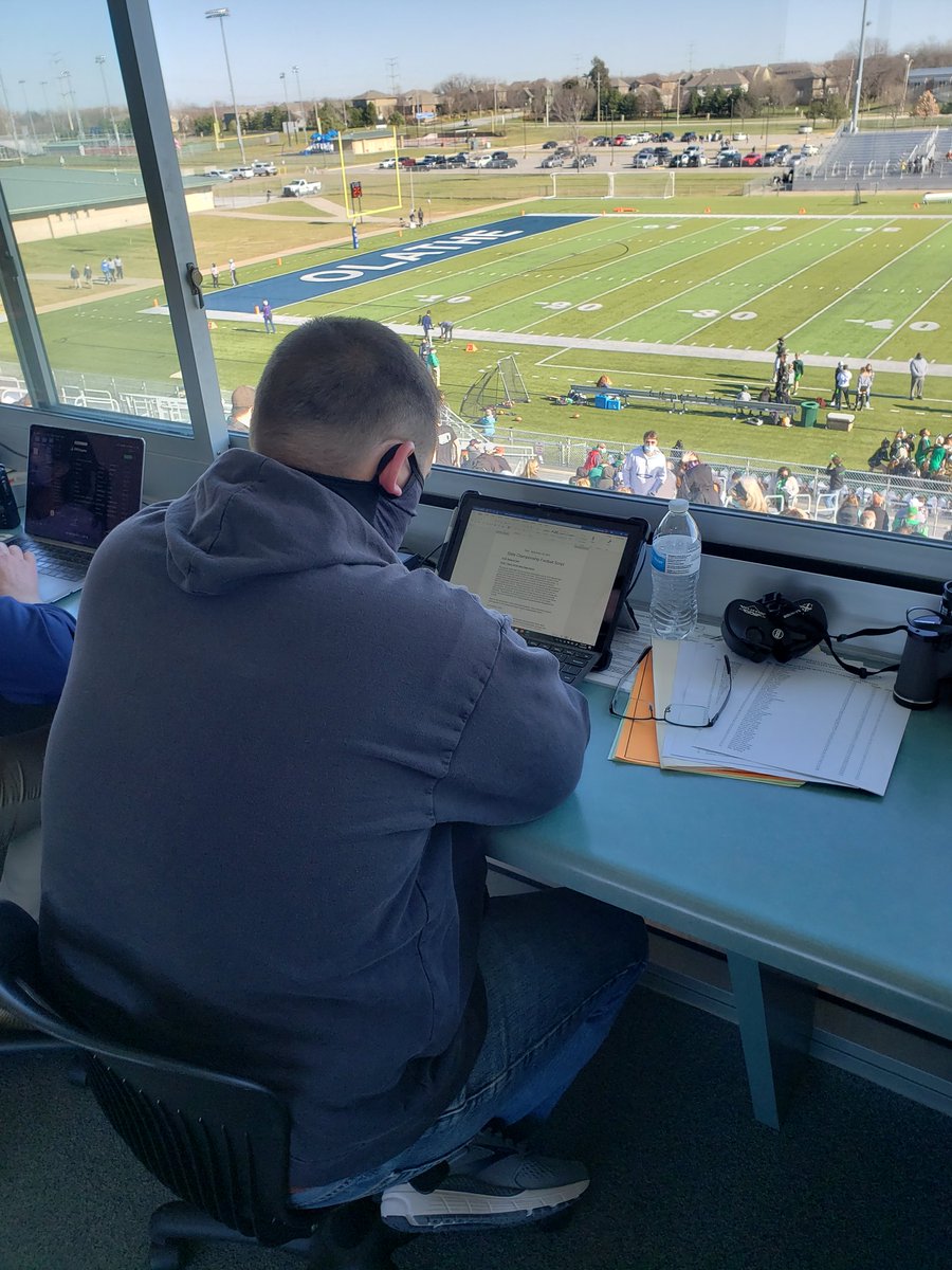 Many of our Olathe West staff gave up their Saturday to host the 6A State Championship Game today. #OwlPower <a href="/KSHSAA/">KSHSAA</a>