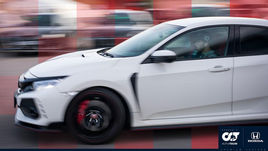 Honda's tweet photo. .@pierregasly + Type R = Unstoppable. #PoweredByHonda

@AlphaTauriF1 https://t.co/bMgZKaH7H9