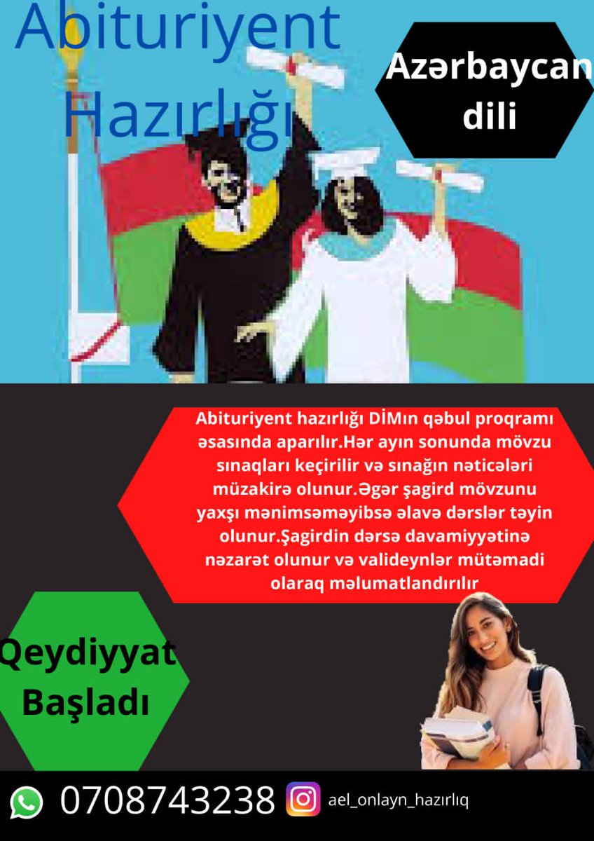 #Abituriyent
#Miq
#kurs
#onlayn
#Ədəbiyyat
#Azərbaycandili
#Abituriyent #Abituriyentlər #Abituryenthazırlığı #İmtahah #Məktəb #Məktəblilər #Təhsil #Elm #Bizbirlikdəgüclüyük #Dövlətimtahanmərkəzi#Evdəqaltəhsildənqalma#təhsil #paylaşaq #köməket