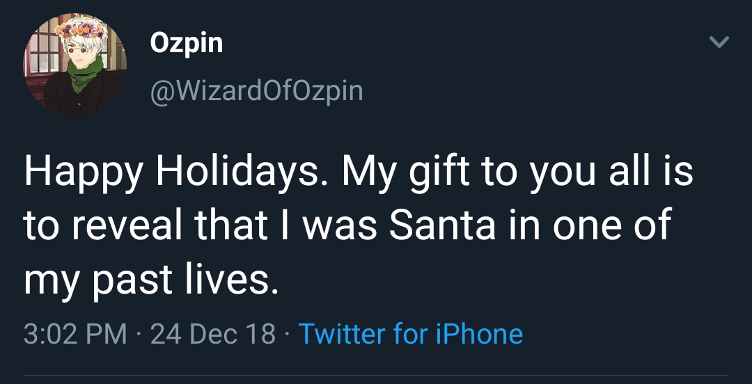 Christmas is the time of year for nostalgia. Isn't that right, Mrs. Claus?
