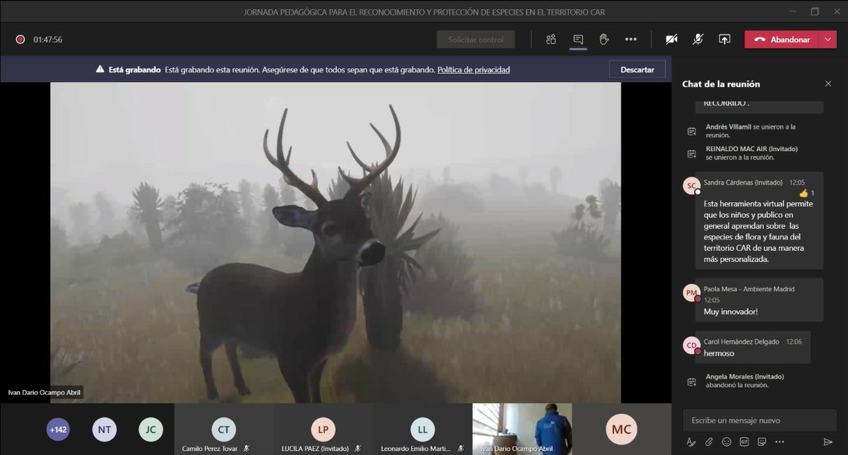 CAR_Cundi's tweet photo. Hoy, junto a 175 personas desarrollamos una jornada pedagógica y de exploración virtual en donde identificamos la fauna, flora y demás aspectos propios de un ecosistema de páramo, todo ello por medio de tecnología de realidad virtual 💻⛰️ https://t.co/iQ4P1kPjbK