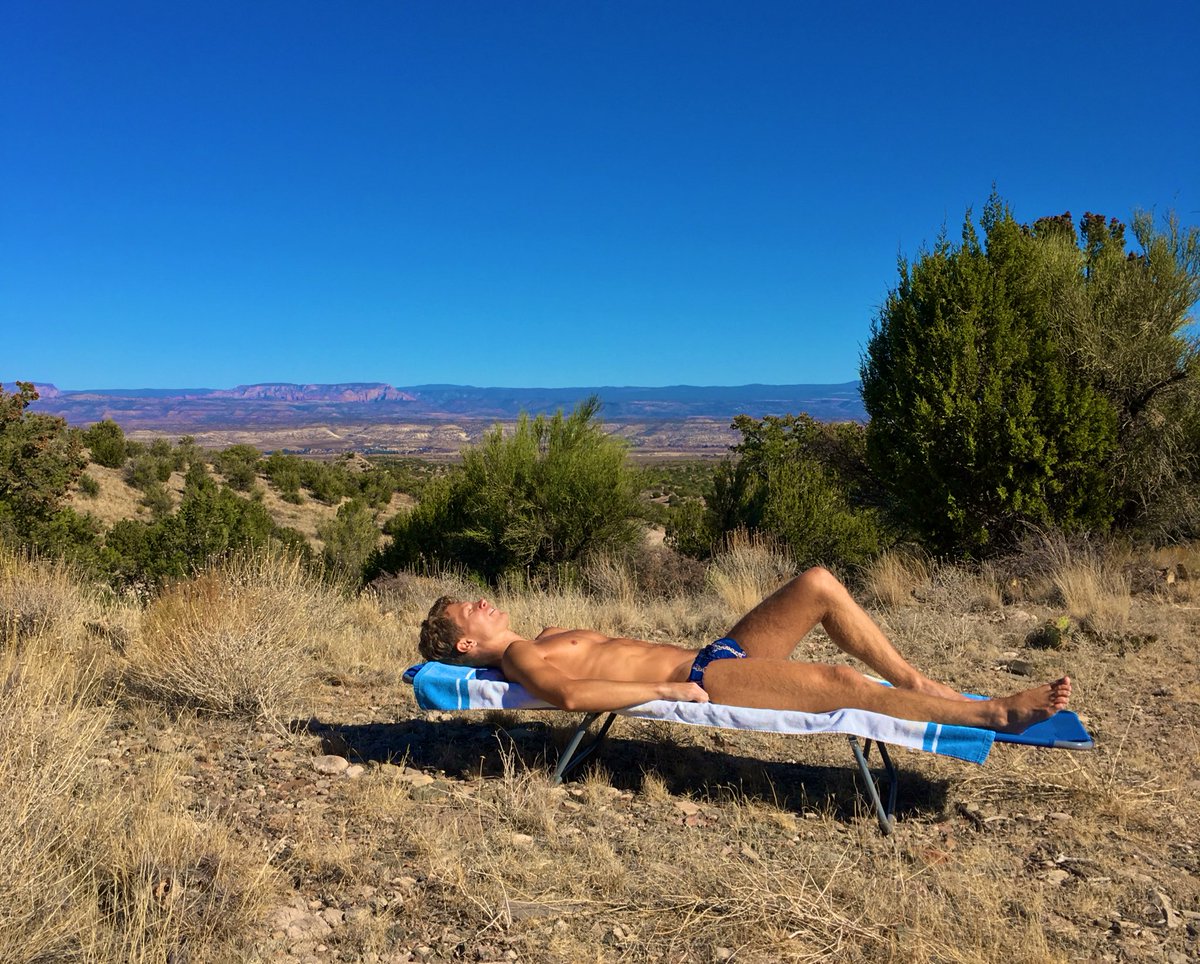 tim_parise's tweet photo. Tanning on top of the world #cherry #cherryaz #arizona #az #prescottnationalforest #cottonwood #author #writer #novelist #historian #gay #bisexual #biboy #bilife #tanning #countryboy #speedo #swimbrief #maleswimwear #yogaboy #yogabody #barefoot #barefootlife #barefootlifestyle https://t.co/EA2XTunQ9S