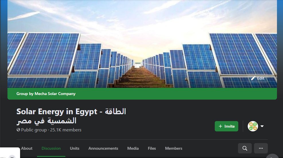 Mahran_29's tweet image. If you are interested in Solar Energy
Kindly join our Facebook Group
Kindly tag a friend who is interested

#sustainableenergy 
#solarenergy 
#RenewableEnergy #renewables 
#greenenergy